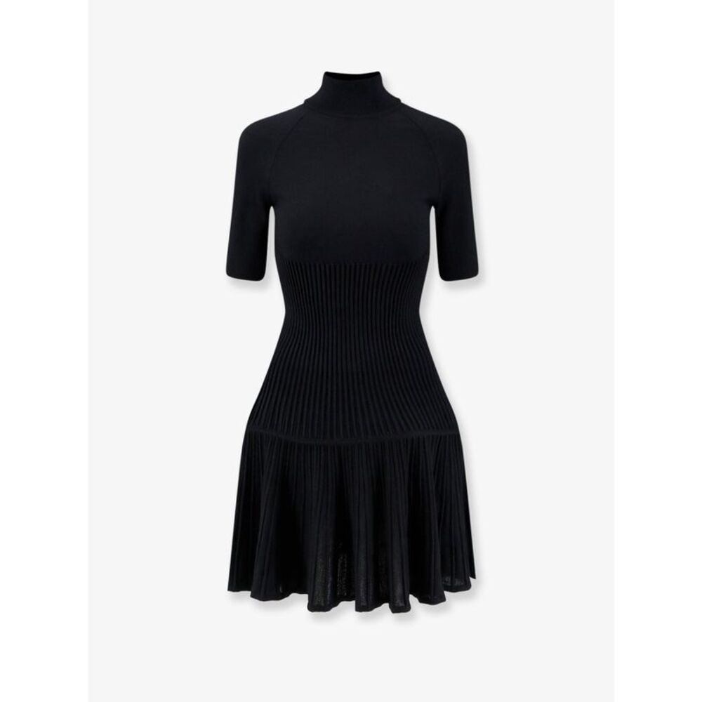 Alaia Women Crinoline Wool Blend Short Dress